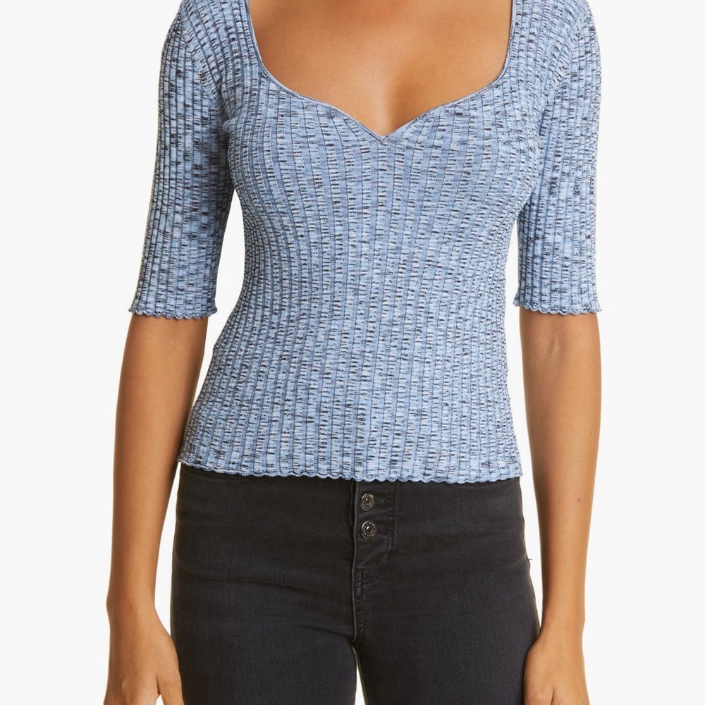 Veronica Beard | Lippa Ribbed Top